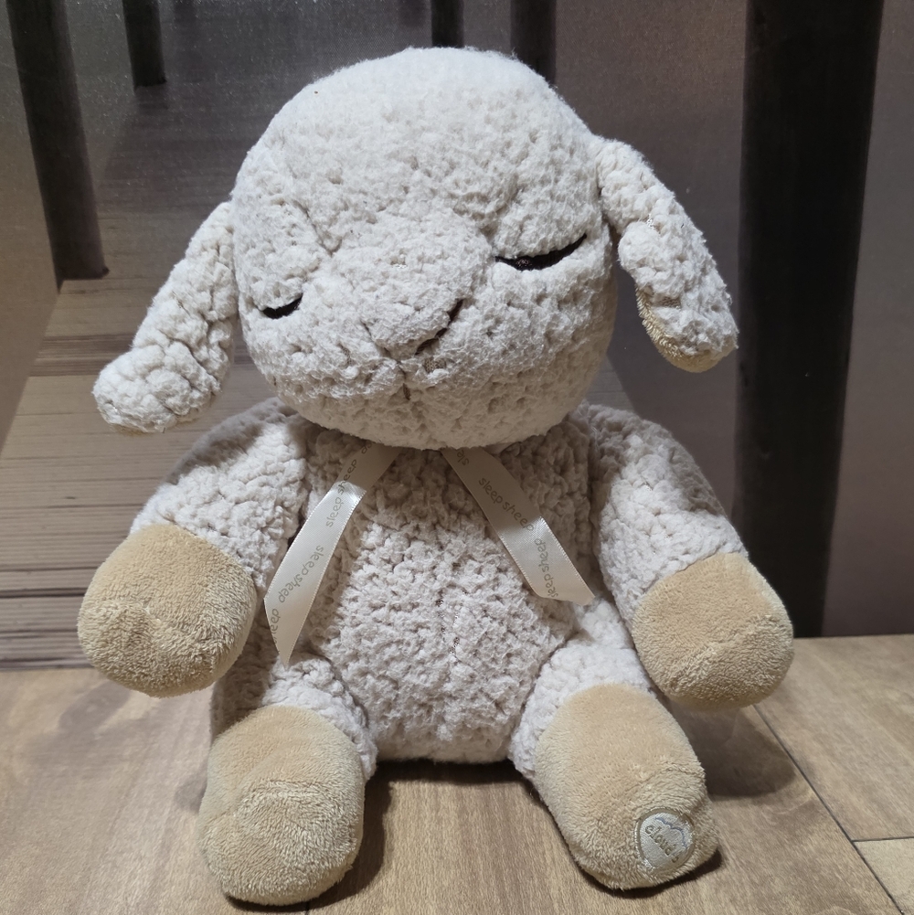 Cloud B On The Go Sleep Sheep Lamp Plush Machine 4 Soothing Sounds Works